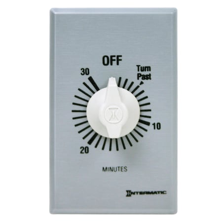 Intermatic Intermatic Indoor Spring Wound Timer Silver SW30MK